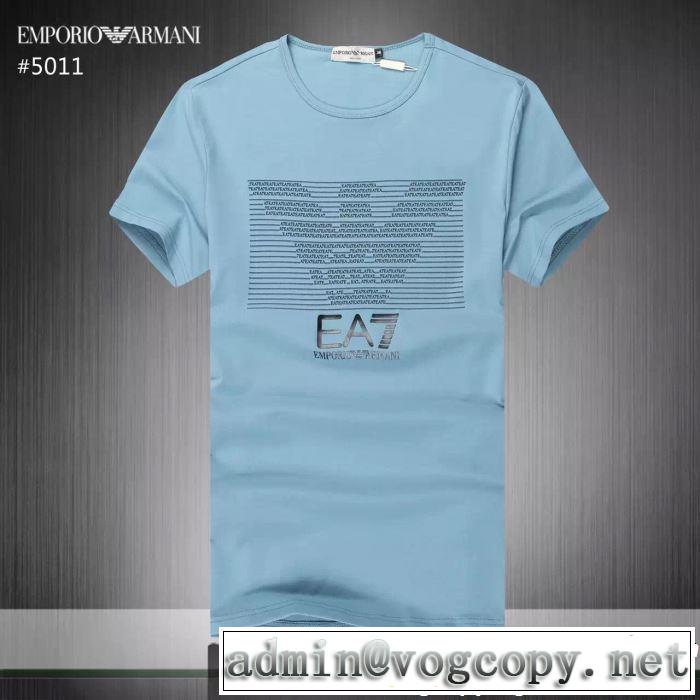 半袖Tシャツ 3色可選 オシャレ上級者に 2019年春夏のトレンドアイテム ARMANI アルマーニ