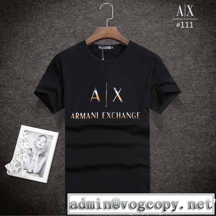 ARMANI アルマーニ  半袖Tシャツ 3色可選 抜け感のある夏着物 2019春夏も引き続きトレンド