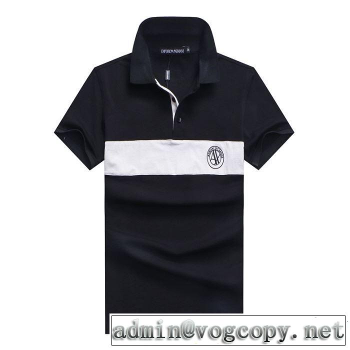 2019年の夏のマスト素敵なスタイルで夏の定番 ARMANI アルマーニ  半袖Tシャツ 3色可選
