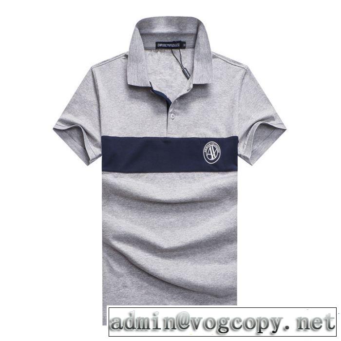 2019年の夏のマスト素敵なスタイルで夏の定番 ARMANI アルマーニ  半袖Tシャツ 3色可選