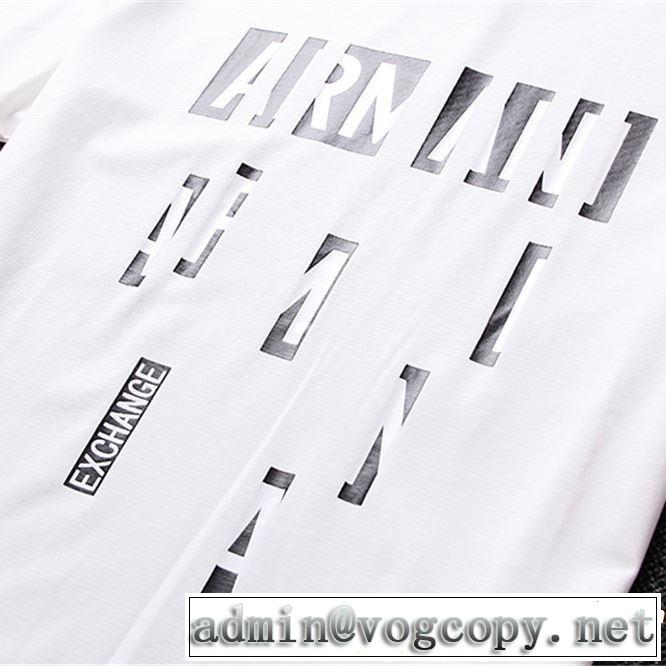 ARMANI アルマーニ  半袖Tシャツ 2色可選 夏っぽさ新作アイテム 2019年の夏のマスト
