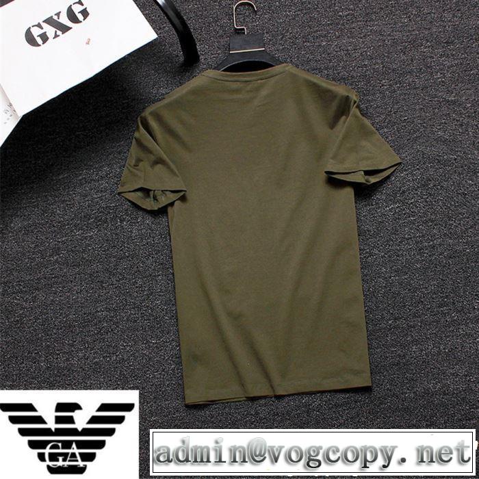2019春夏の大注目トレンド 大人っぽいファション感 ARMANI アルマーニ  半袖Tシャツ 3色可選