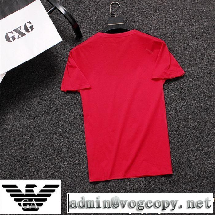 【2019年】夏のファッション 3色可選 2019春夏は人気定番  ARMANI アルマーニ  半袖Tシャツ