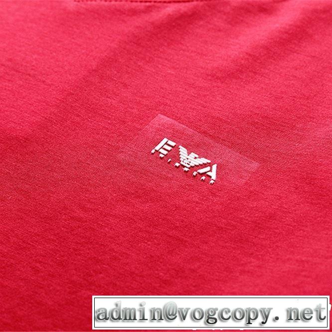 【2019年】夏のファッション 3色可選 2019春夏は人気定番  ARMANI アルマーニ  半袖Tシャツ