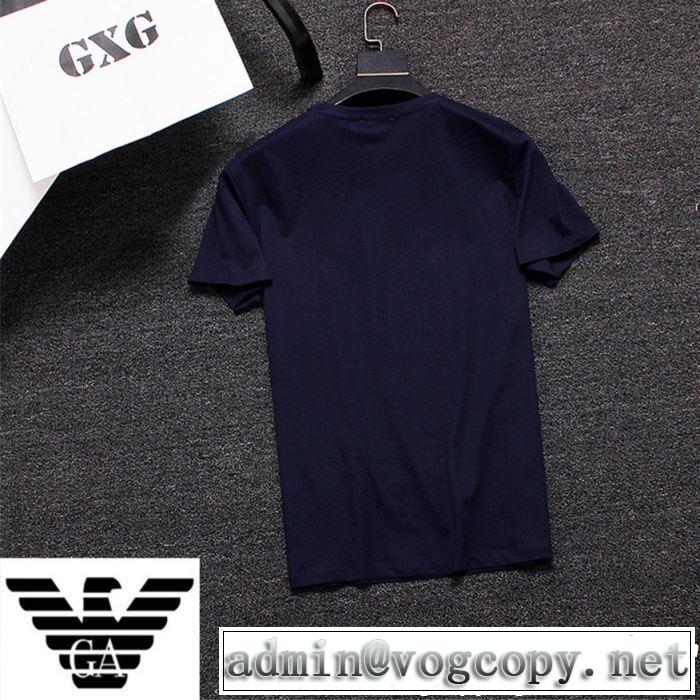 ARMANI アルマーニ  半袖Tシャツ 3色可選 人気夏ファションおすすめ 2019年春夏シーズンの人気