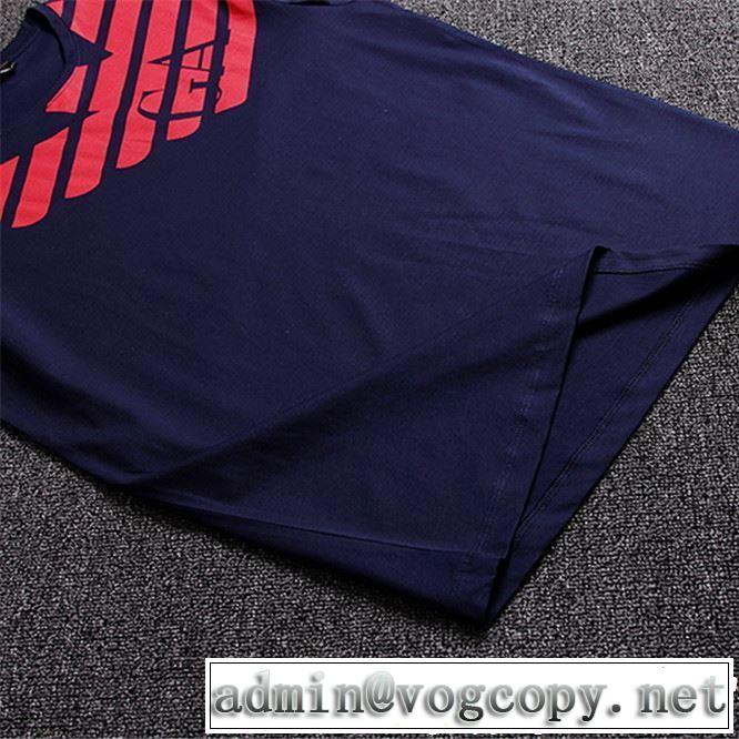 ARMANI アルマーニ  半袖Tシャツ 3色可選 人気夏ファションおすすめ 2019年春夏シーズンの人気