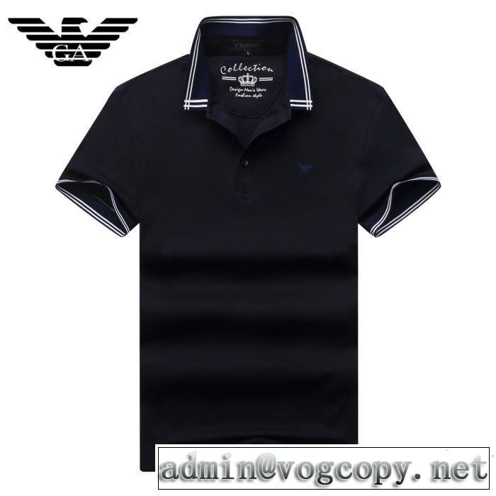 最近のトレンドアイテム おしゃれな夏ファッション2019 ARMANI アルマーニ  3色可選 半袖Tシャツ
