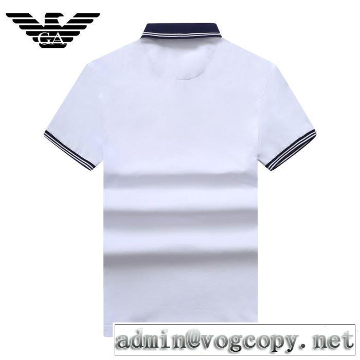 最近のトレンドアイテム おしゃれな夏ファッション2019 ARMANI アルマーニ  3色可選 半袖Tシャツ