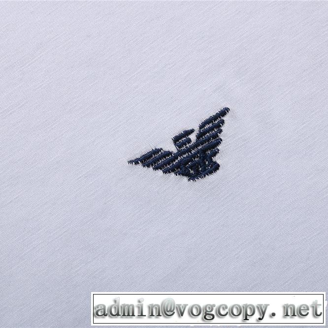 最近のトレンドアイテム おしゃれな夏ファッション2019 ARMANI アルマーニ  3色可選 半袖Tシャツ