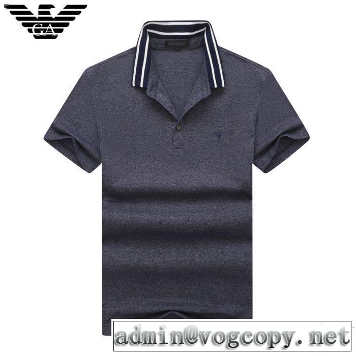 夏にぴったり限定アイテム ARMANI アルマーニ  半袖Tシャツ 3色可選 2019即旬な装いに