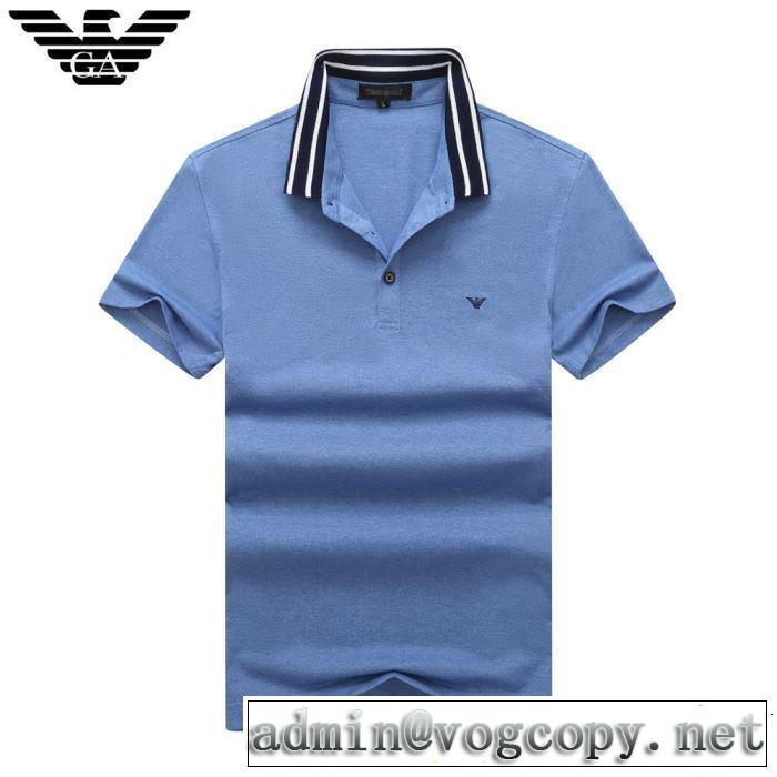 夏にぴったり限定アイテム ARMANI アルマーニ  半袖Tシャツ 3色可選 2019即旬な装いに