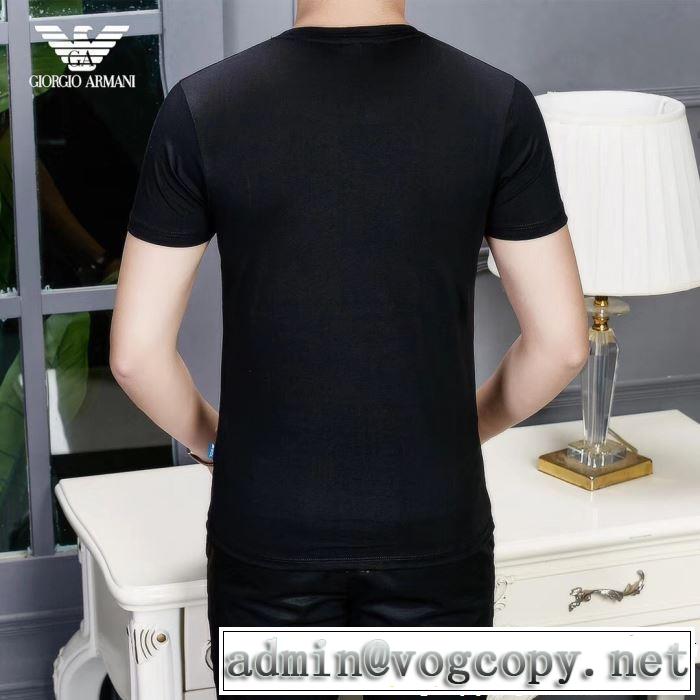 ARMANI アルマーニ  半袖Tシャツ 2色可選 海外セレブは大人気 おしゃれな夏ファッション2019