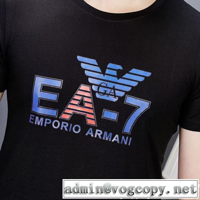 ARMANI アルマーニ  半袖Tシャツ 2色可選 海外セレブは大人気 おしゃれな夏ファッション2019
