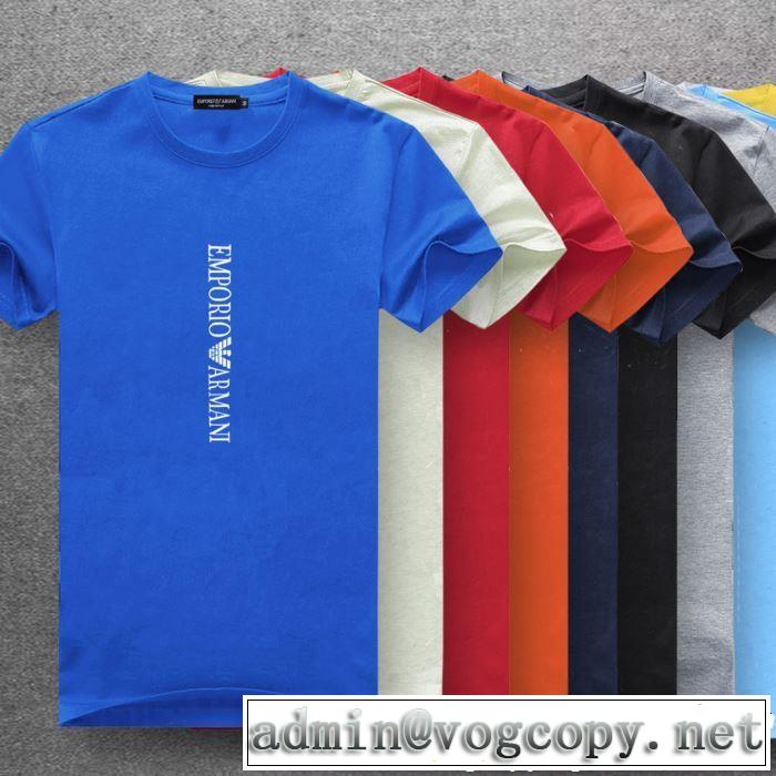 多色可選 半袖Tシャツ 2019夏ファション新品 大人のこなれた着こなし ARMANI アルマーニ