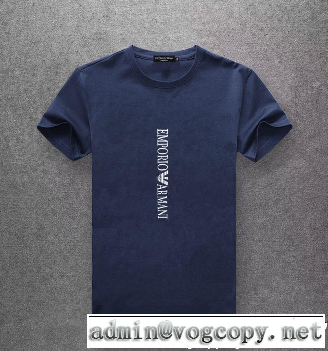 多色可選 半袖Tシャツ 2019夏ファション新品 大人のこなれた着こなし ARMANI アルマーニ