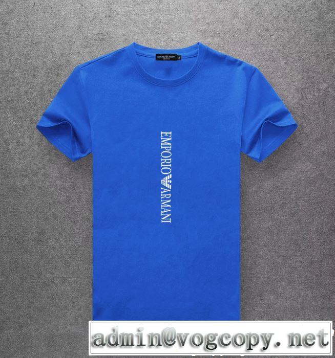 多色可選 半袖Tシャツ 2019夏ファション新品 大人のこなれた着こなし ARMANI アルマーニ