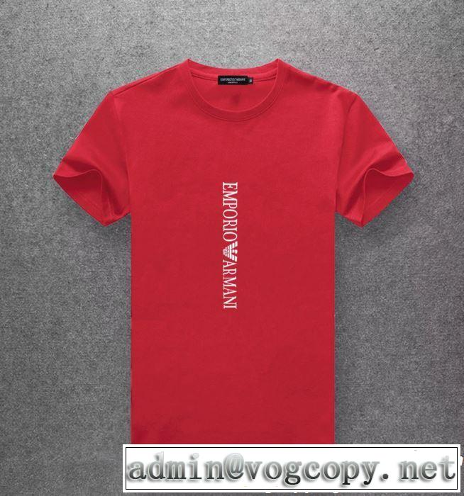 多色可選 半袖Tシャツ 2019夏ファション新品 大人のこなれた着こなし ARMANI アルマーニ