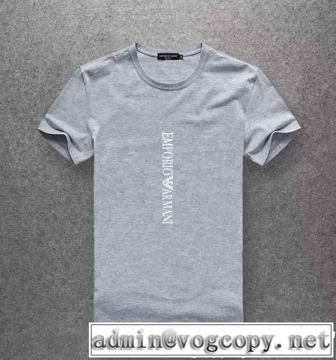 多色可選 半袖Tシャツ 2019夏ファション新品 大人のこなれた着こなし ARMANI アルマーニ