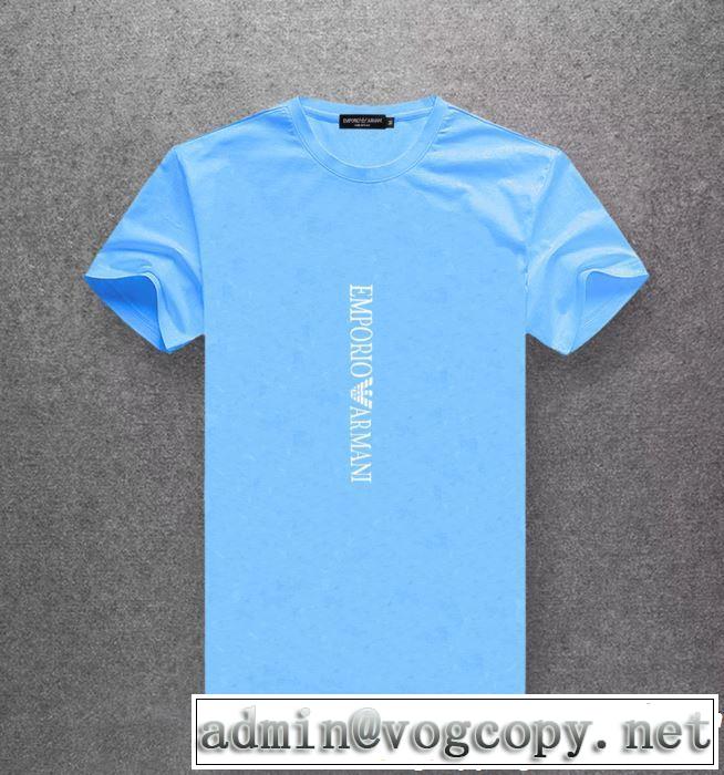 多色可選 半袖Tシャツ 2019夏ファション新品 大人のこなれた着こなし ARMANI アルマーニ
