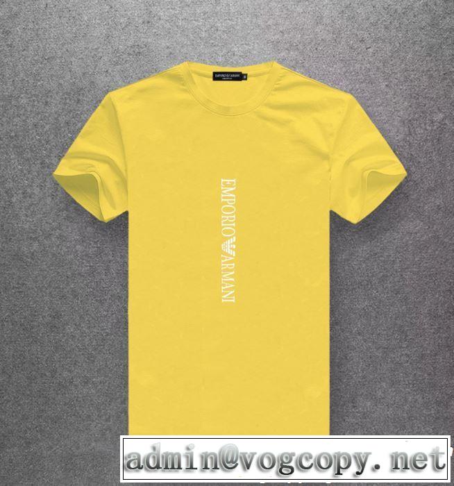 多色可選 半袖Tシャツ 2019夏ファション新品 大人のこなれた着こなし ARMANI アルマーニ