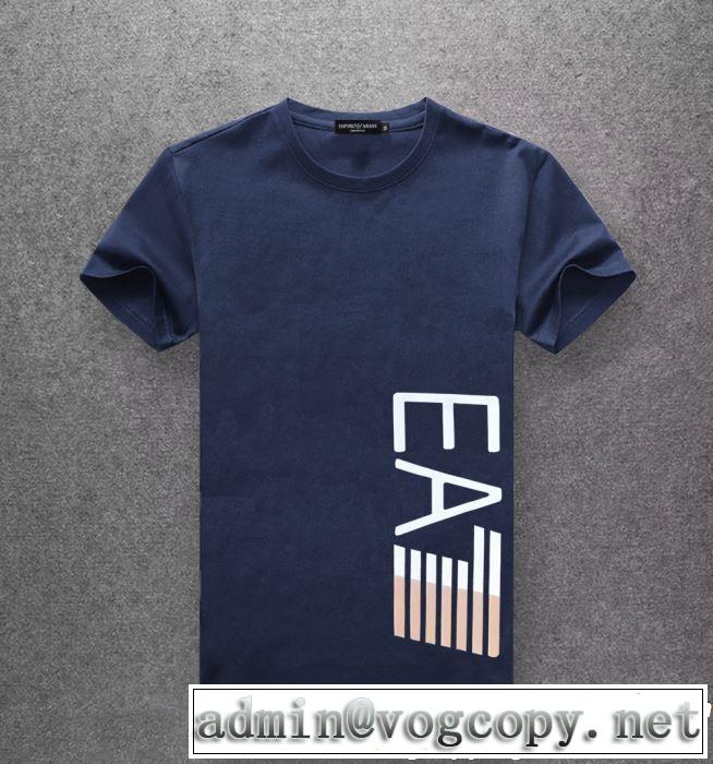 ARMANI アルマーニ  半袖Tシャツ 多色可選 定番のスタイル春夏限定 2019年の春夏に着たい