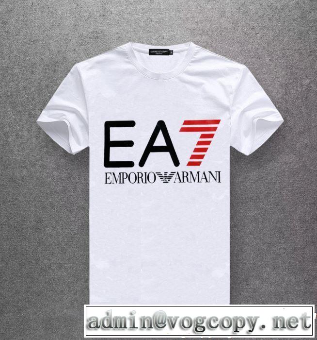 優しげ人気アイテム 2019年春夏のトレンドアイテム ARMANI アルマーニ 多色可選 半袖Tシャツ