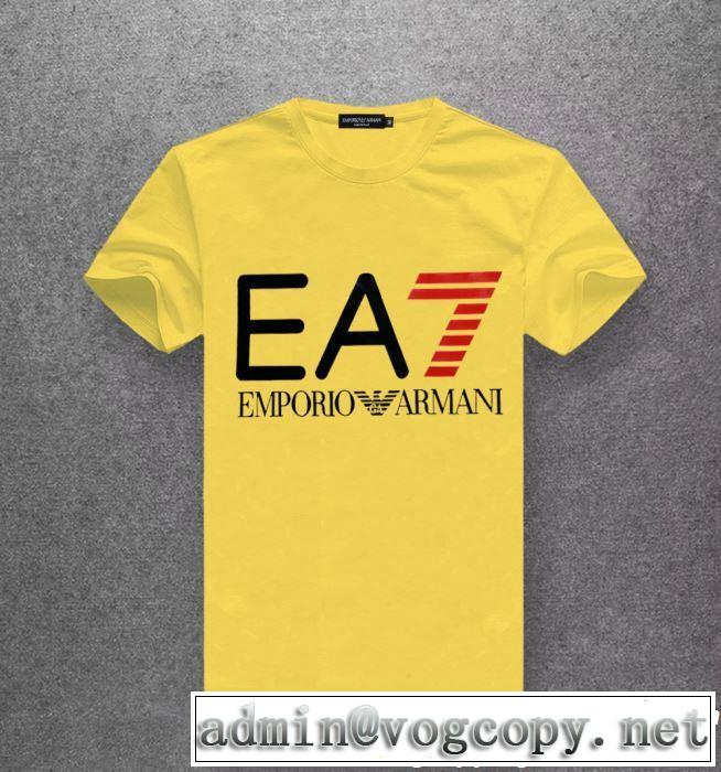 優しげ人気アイテム 2019年春夏のトレンドアイテム ARMANI アルマーニ 多色可選 半袖Tシャツ