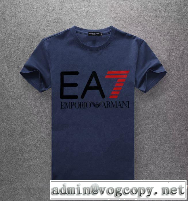 優しげ人気アイテム 2019年春夏のトレンドアイテム ARMANI アルマーニ 多色可選 半袖Tシャツ