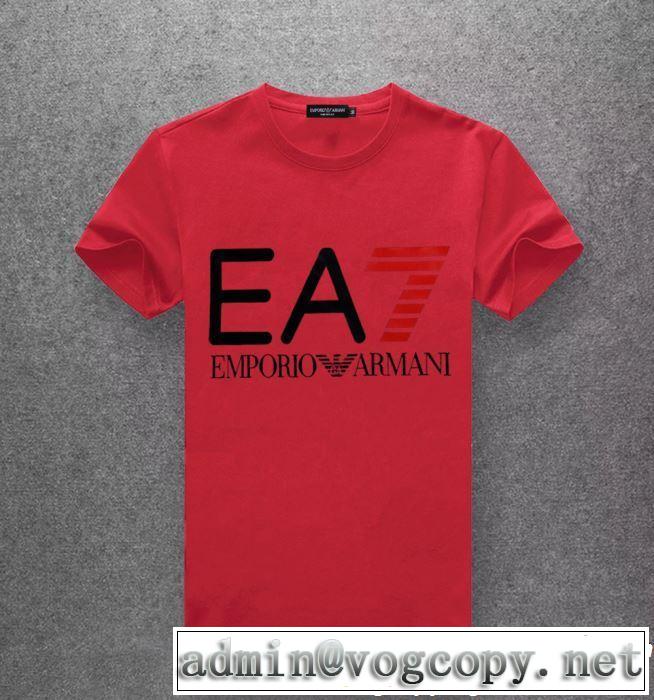 優しげ人気アイテム 2019年春夏のトレンドアイテム ARMANI アルマーニ 多色可選 半袖Tシャツ