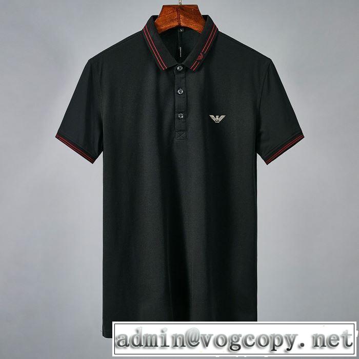 ARMANI アルマーニ 半袖Tシャツ 3色可選 2019年春夏のトレンドアイテム 抜け感のある夏着物
