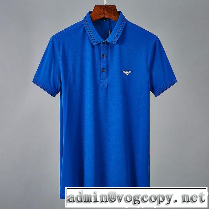 ARMANI アルマーニ 半袖Tシャツ 3色可選 2019年春夏のトレンドアイテム 抜け感のある夏着物