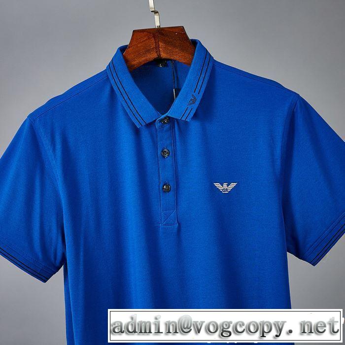 ARMANI アルマーニ 半袖Tシャツ 3色可選 2019年春夏のトレンドアイテム 抜け感のある夏着物