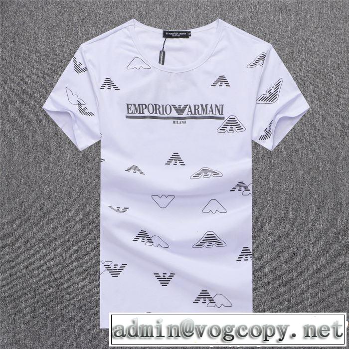 おすすめな大人のトレンド ARMANI アルマーニ 半袖Tシャツ 3色可選 【2019春夏】最新コレクション