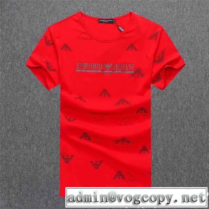おすすめな大人のトレンド ARMANI アルマーニ 半袖Tシャツ 3色可選 【2019春夏】最新コレクション