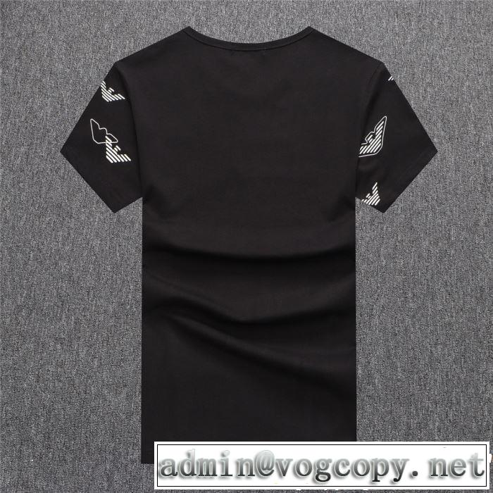 おすすめな大人のトレンド ARMANI アルマーニ 半袖Tシャツ 3色可選 【2019春夏】最新コレクション