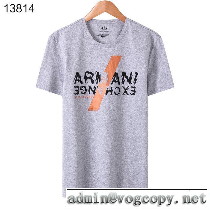 ARMANI アルマーニ 半袖Tシャツ 4色可選 今期のトレンド定番アイテム 2019SSのトレンド商品