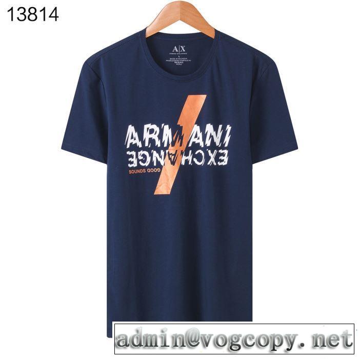ARMANI アルマーニ 半袖Tシャツ 4色可選 今期のトレンド定番アイテム 2019SSのトレンド商品