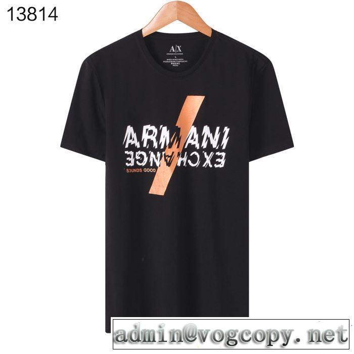 ARMANI アルマーニ 半袖Tシャツ 4色可選 今期のトレンド定番アイテム 2019SSのトレンド商品