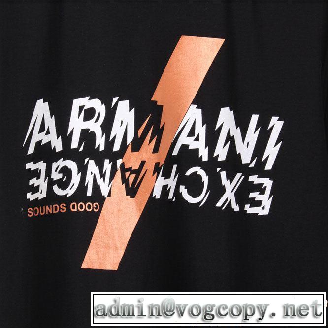 ARMANI アルマーニ 半袖Tシャツ 4色可選 今期のトレンド定番アイテム 2019SSのトレンド商品