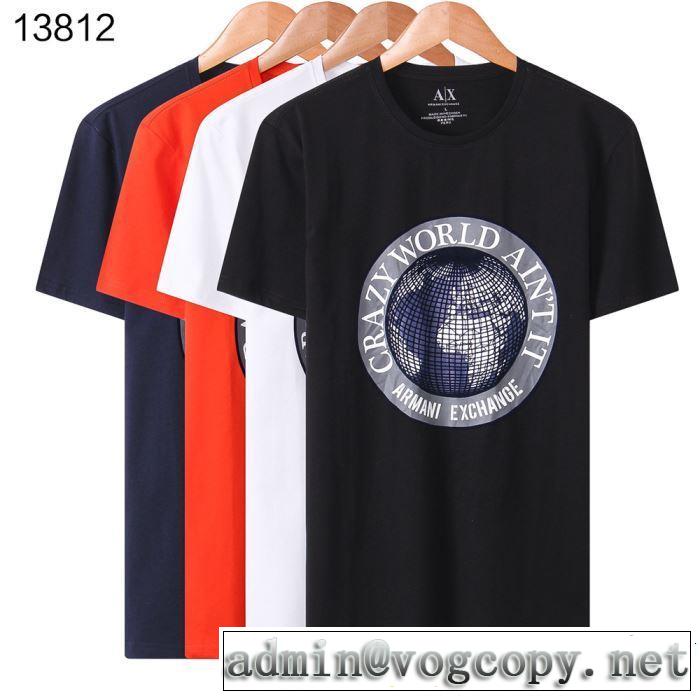 暑い今こそ活躍させたい！ 2019年春夏シーズンの人気 ARMANI アルマーニ 半袖Tシャツ 4色可選