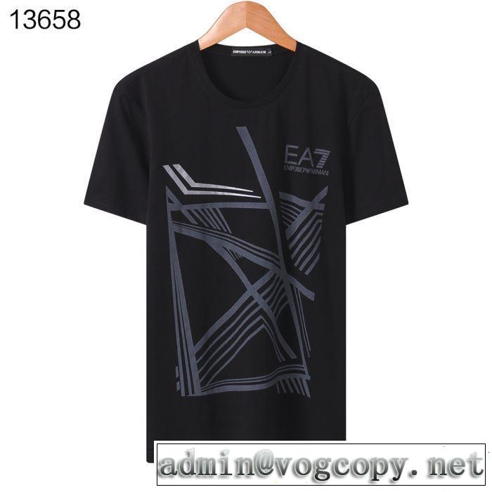 今流行りの最新コレクション ARMANI アルマーニ 半袖Tシャツ 4色可選 大人カジュアル夏ファッション2019