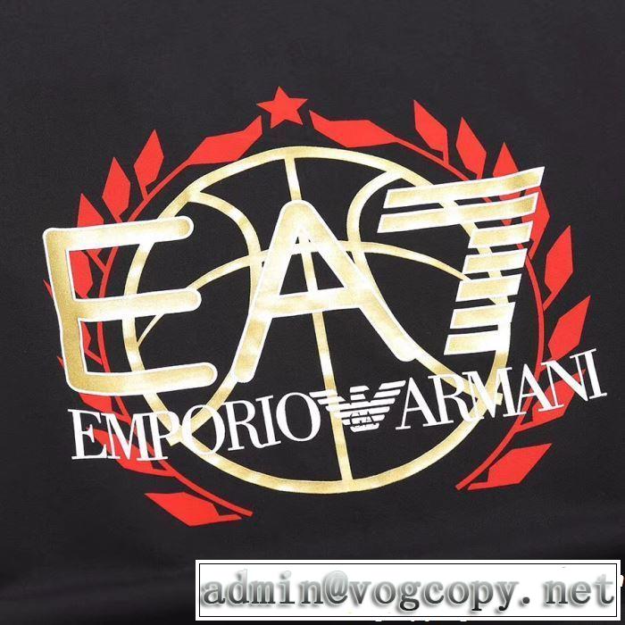 春夏の流行り2019新品 おしゃれデザインも大人気 ARMANI アルマーニ 半袖Tシャツ 3色可選