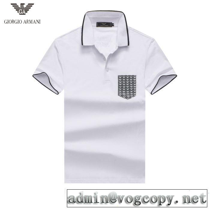 最もクラシックなタイプ ARMANI アルマーニ 半袖Tシャツ 2色可選 《2019年》今、注目のストリート
