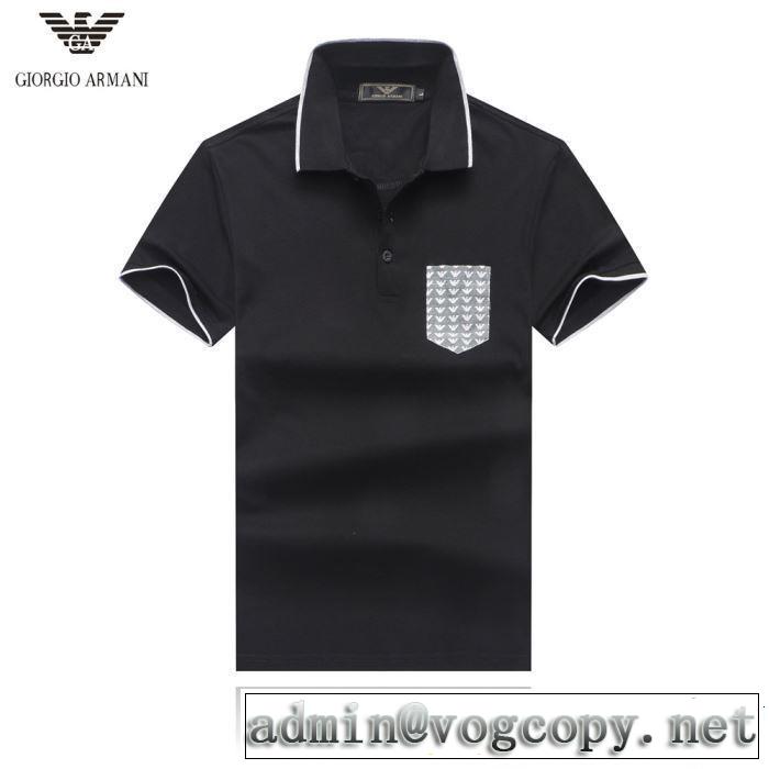 最もクラシックなタイプ ARMANI アルマーニ 半袖Tシャツ 2色可選 《2019年》今、注目のストリート
