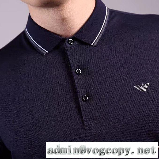 半袖Tシャツ 3色可選 オシャレ印象で人気の高い 2019春夏人気トレンドアイテム ARMANI アルマーニ