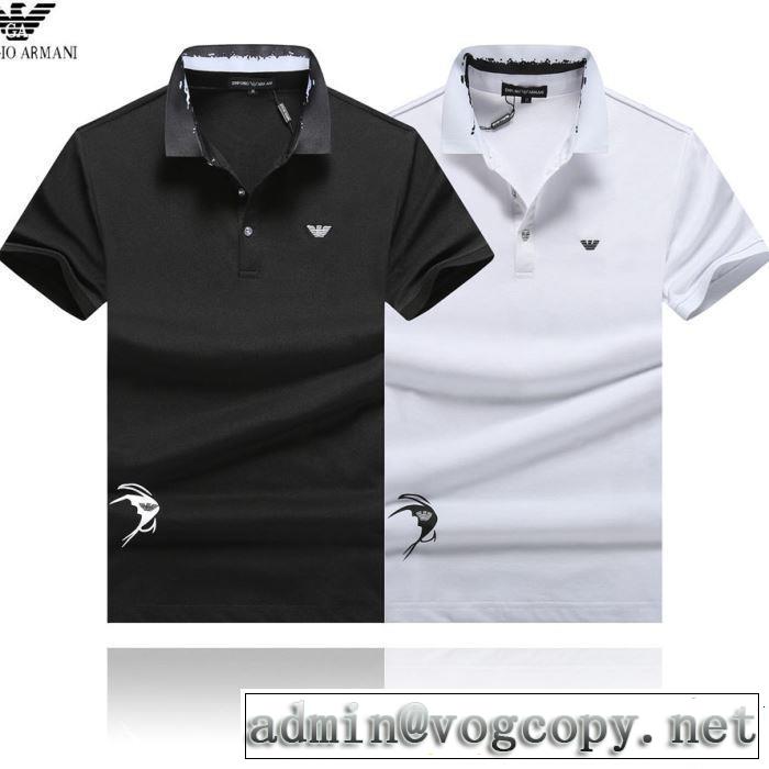 新作コレクションを見る 【2019春夏】最新コレクション ARMANI アルマーニ 半袖Tシャツ 2色可選
