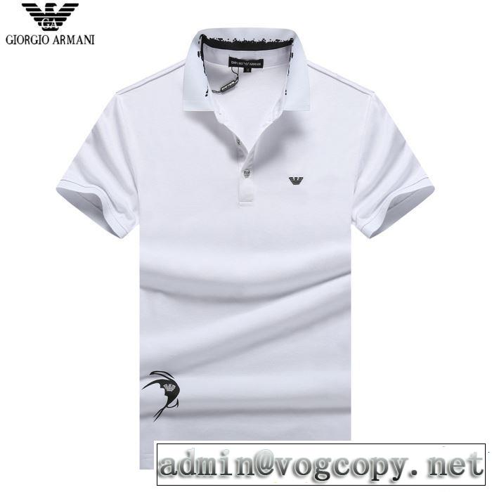 新作コレクションを見る 【2019春夏】最新コレクション ARMANI アルマーニ 半袖Tシャツ 2色可選