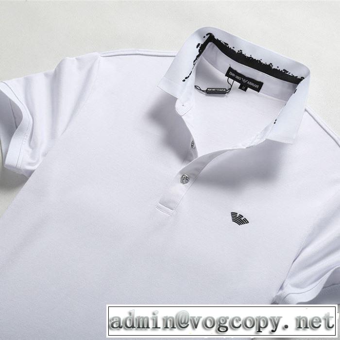 新作コレクションを見る 【2019春夏】最新コレクション ARMANI アルマーニ 半袖Tシャツ 2色可選