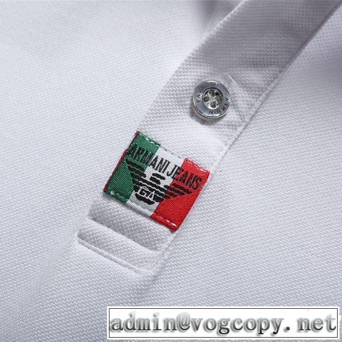 今季トレンドの限定アイテム ARMANI アルマーニ 半袖Tシャツ 2色可選 この夏は注目新作 2019夏色っぽさ