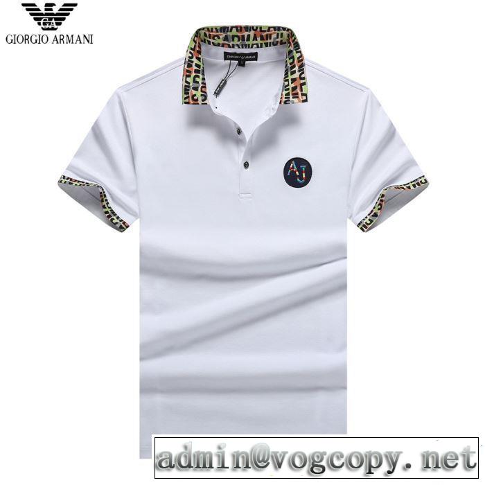 2色可選 半袖Tシャツ 夏にぴったり限定アイテム 2019年春夏流行ファッション ARMANI アルマーニ